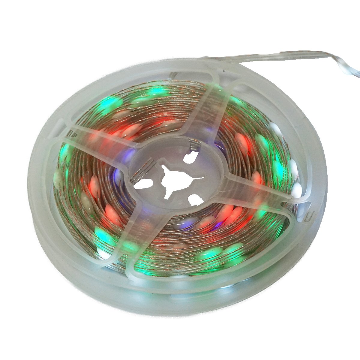 Banda LED cu panou solar 5V, 10m, telecomanda RGB+IC IP65 Breckner Germany